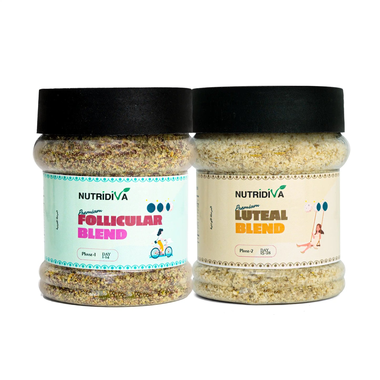 NutriDiva PCOS Seed Cycling Kit for hormonal balance and fertility support in Pakistan