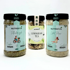 PCOS Seed Cycling Kit & Lemongrass Tea – Natural Hormone Balance