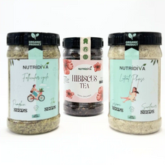 Balance Bloom – PCOS Support with Seed Cycling & Hibiscus Tea