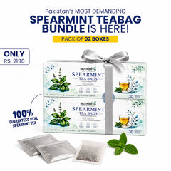 Spearmint Tea Bags Bundle of 2 – 60 Sachets Pakistan