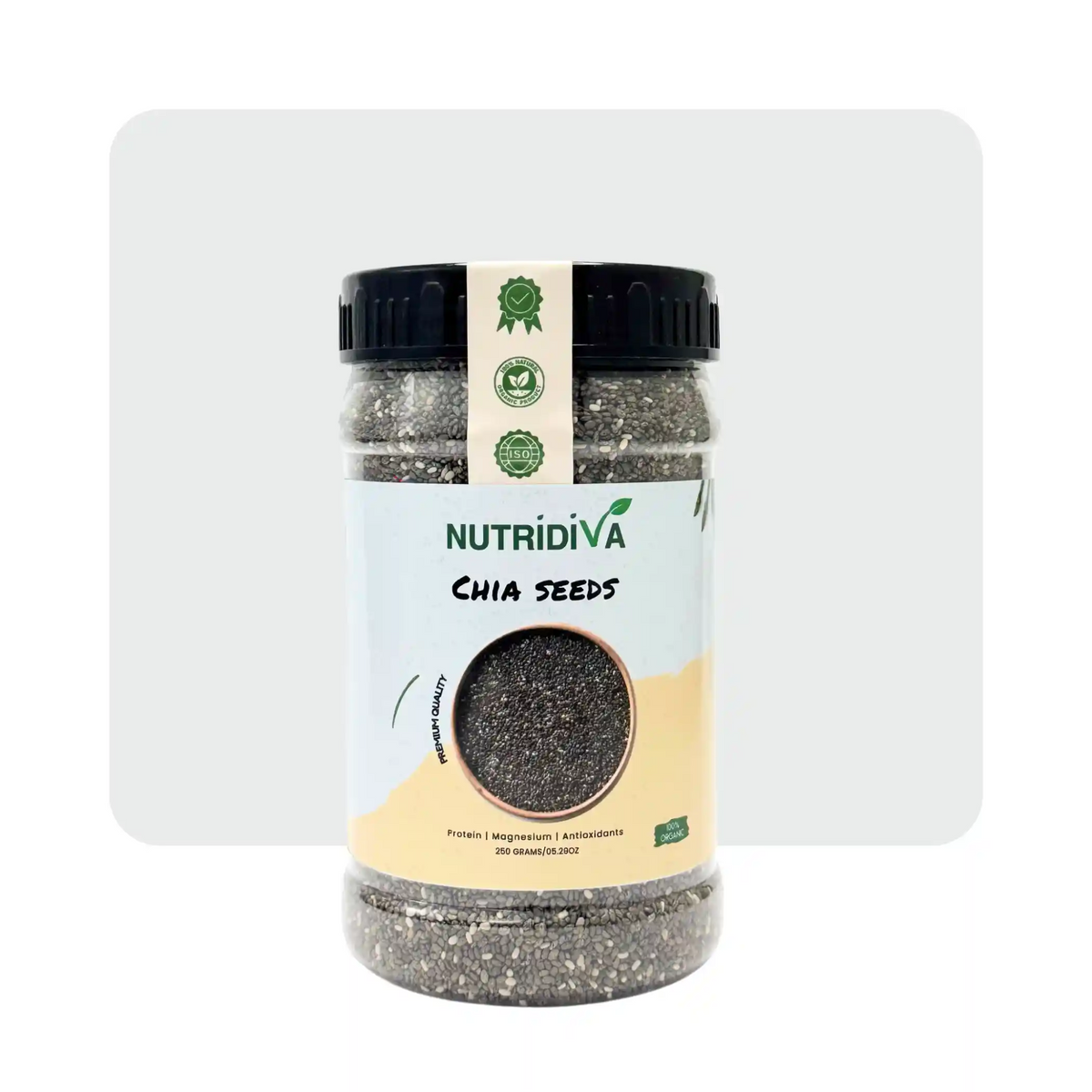 Nutridiva Chia Seeds – Organic Superfood for Weight Loss & Digestion