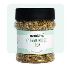 NutriDiva Chamomile Tea – Organic Herbal Tea in Pakistan for Better Sleep, Stress Relief & Relaxation