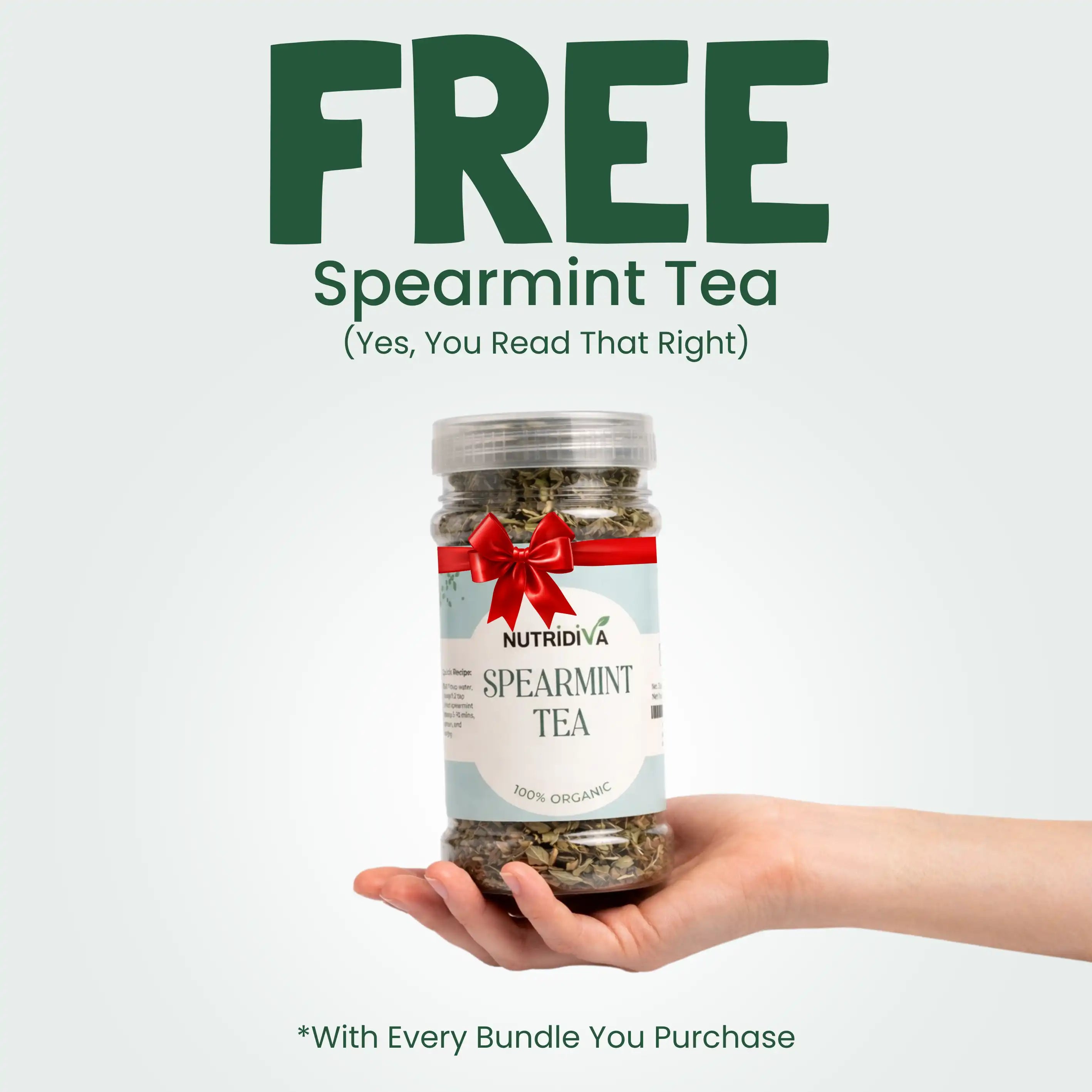 NutriDiva PCOS Kit – Free Spearmint Tea Included for Women Hormonal Wellness Pakistan