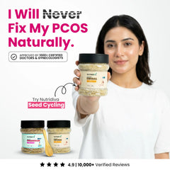 PCOS Kit Natural Seed Cycling Phase Guide – NutriDiva Pakistan Women Wellness