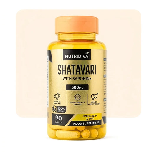 NutriDiva Shatavari Capsules Pakistan – 90 Capsules Natural Fertility & PCOS Support
