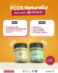 PCOS Relief Kit - Two-Jar Seed Cycling System | Imported Organic Seeds for Hormonal Balance
