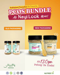 PCOS Relief Kit - Two-Jar Seed Cycling System | Imported Organic Seeds for Hormonal Balance