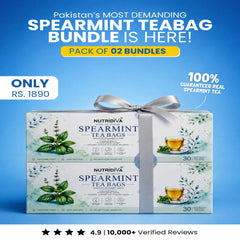 Spearmint Tea Bags Bundle of 2 – 60 Sachets Pakistan