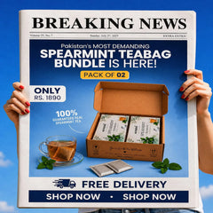 Spearmint Tea Bags Bundle of 2 – 60 Sachets Pakistan