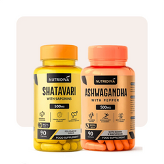 Ashwagandha + Shatavari Capsules Bundle – Stress & Wellness Support