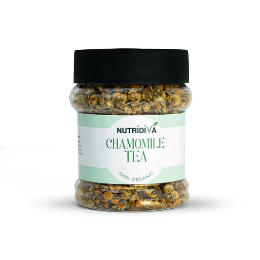 NutriDiva chamomile tea for relaxation, sleep support, and women’s wellness in Pakistan