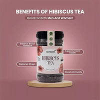 NutriDiva Hibiscus Tea – Supports Hormonal Balance & Healthy Cycle Naturally
