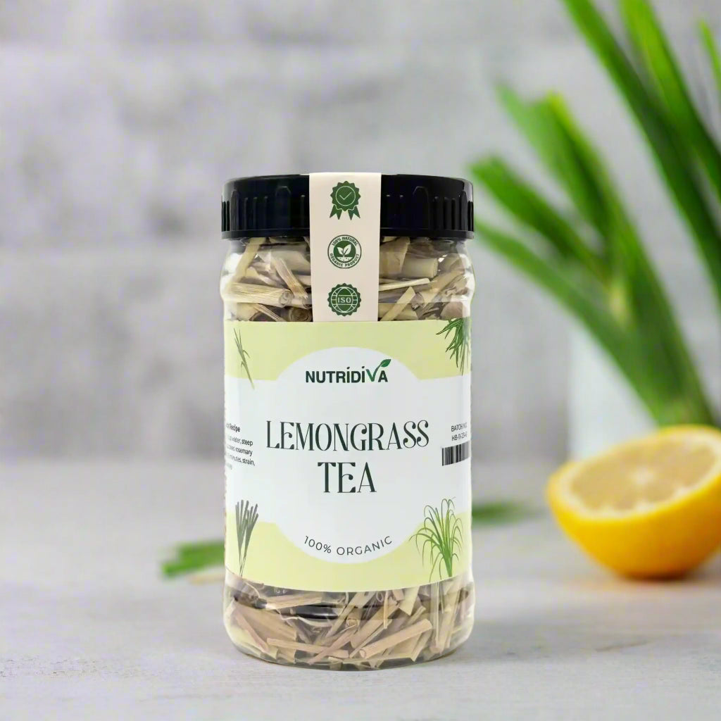 Lemongrass Tea – Herbal Detox and Digestive Support for Bloating & Hormonal Balance by NutriDiva Pakistan
