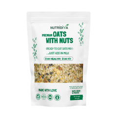 NutriDiva Oats with Nuts – Healthy Organic Mix for Women’s Wellness and Hormonal Support