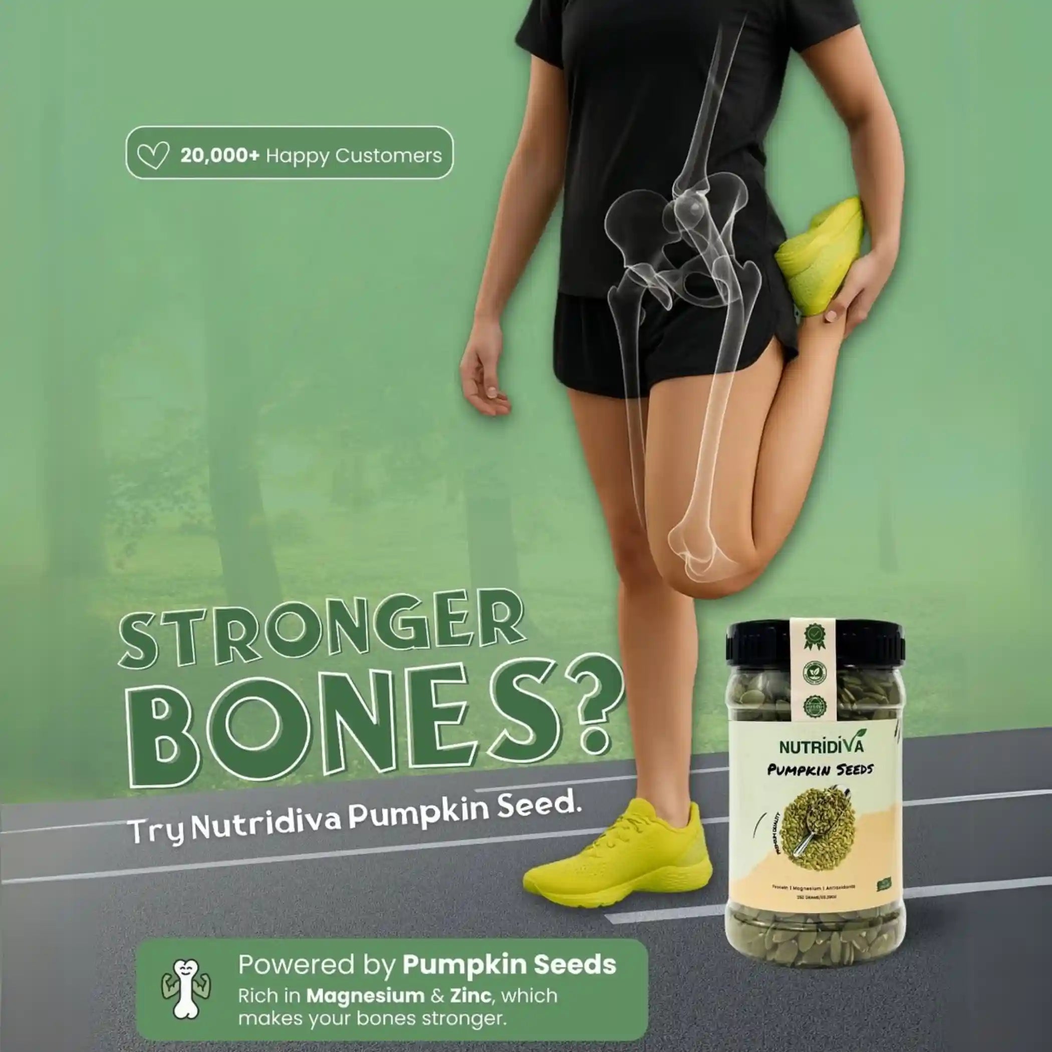 Zinc-Rich Green Pumpkin Seeds for Daily Wellness – NutriDiva Pakistan
