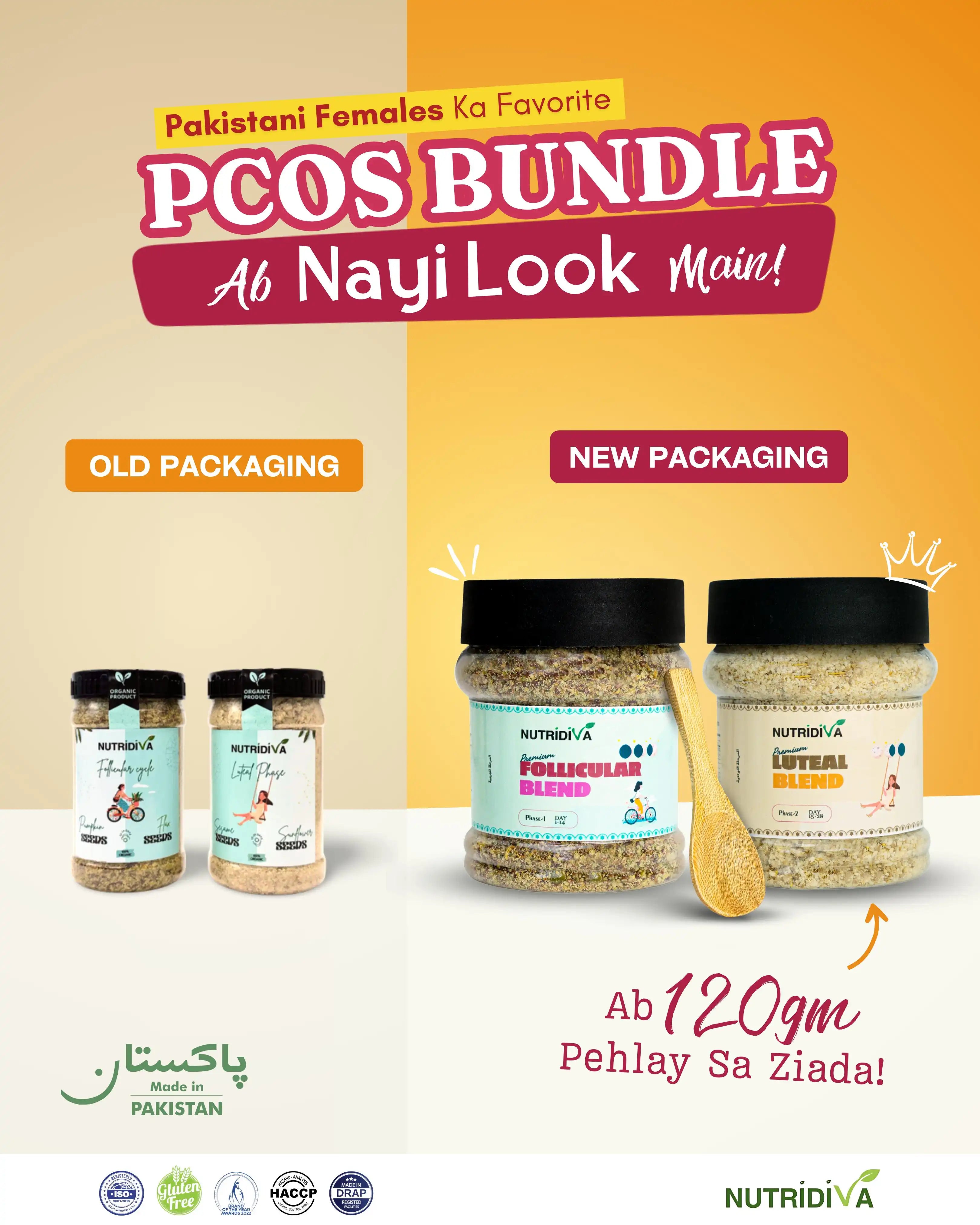 PCOS Relief Kit Guide and Cycle Tracker Journal by NutriDiva