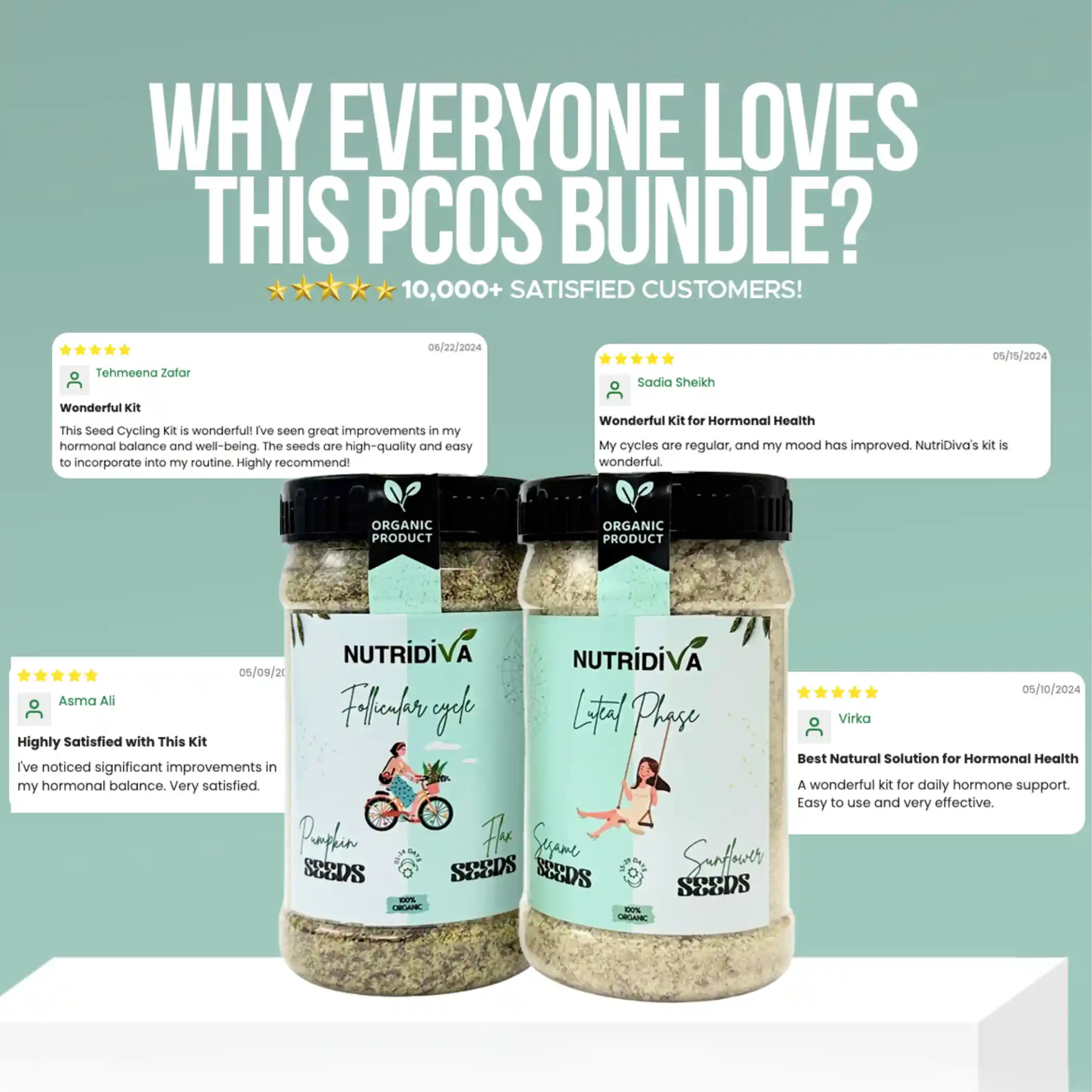 NutriDiva Seed Cycling Hormonal Balance
