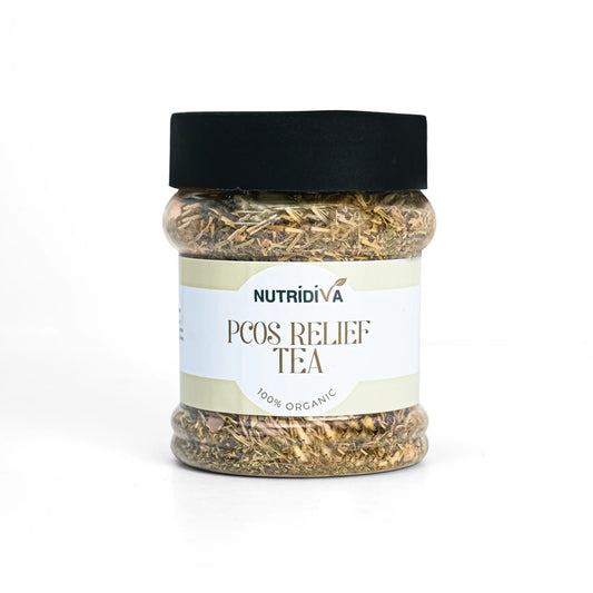 NutriDiva PCOS Relief Tea for hormonal balance, cycle support, and women’s wellness in Pakistan