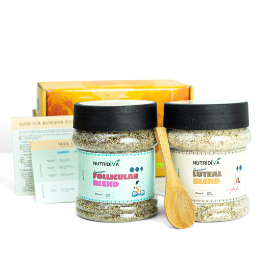 NutriDiva PCOS Seed Cycling Kit for hormonal balance and fertility support in Pakistan