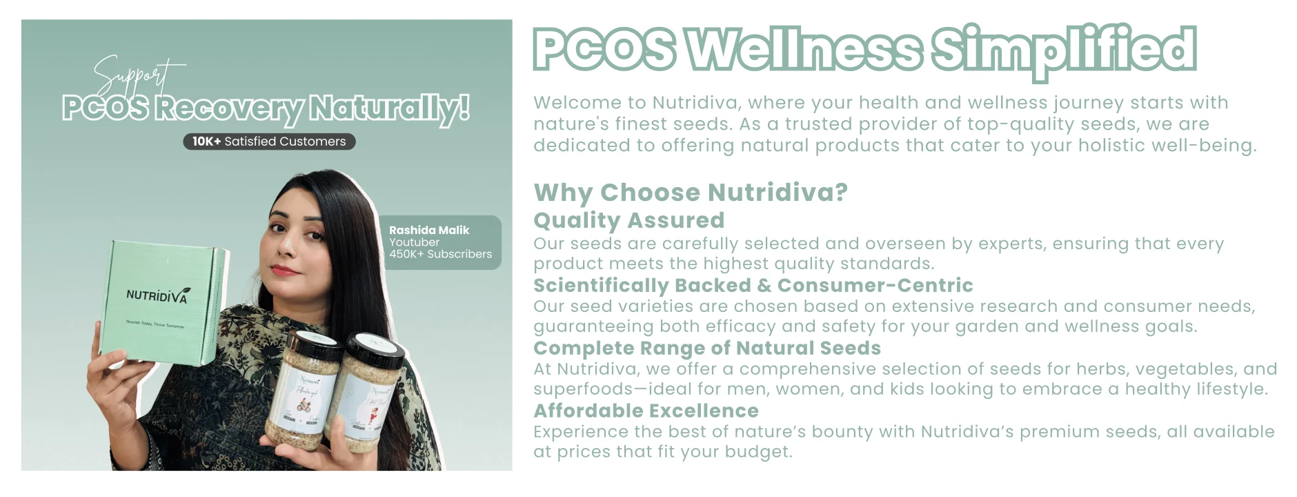 Rashida Malik Endorses NutriDiva – Trusted Herbal PCOS Wellness & Hormonal Balance Support in Pakistan
