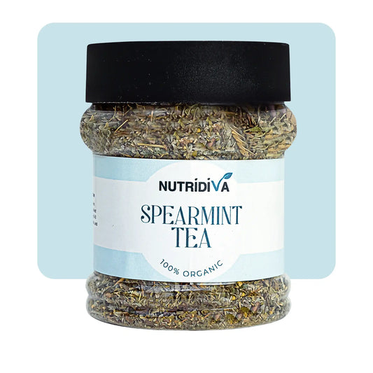 NutriDiva Spearmint Tea 60g Pakistan – Pure Herbal Mint Tea for PCOS and Hormonal Balance